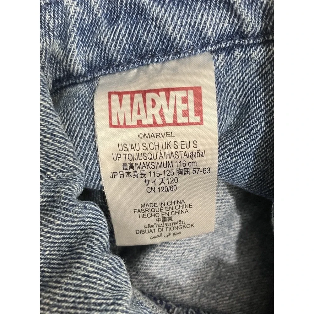 Disney Marvel America Chavez Denim Jacket Doctor Strange Youth Size‎ Small